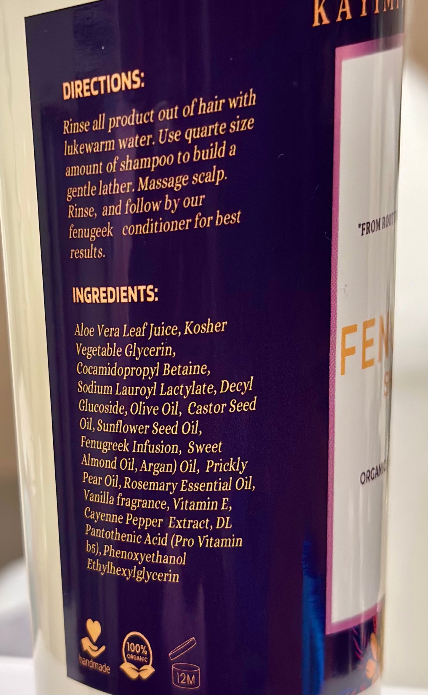 FENUGREEK Shampoo & Conditioner
