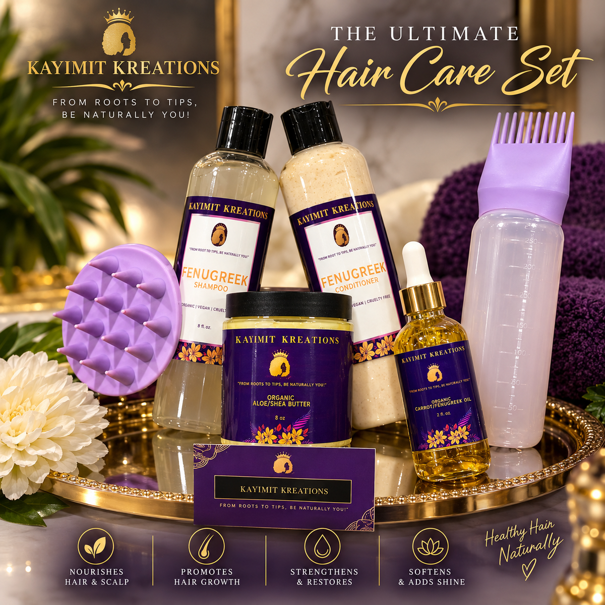 Fenugreek Crown Revival Set