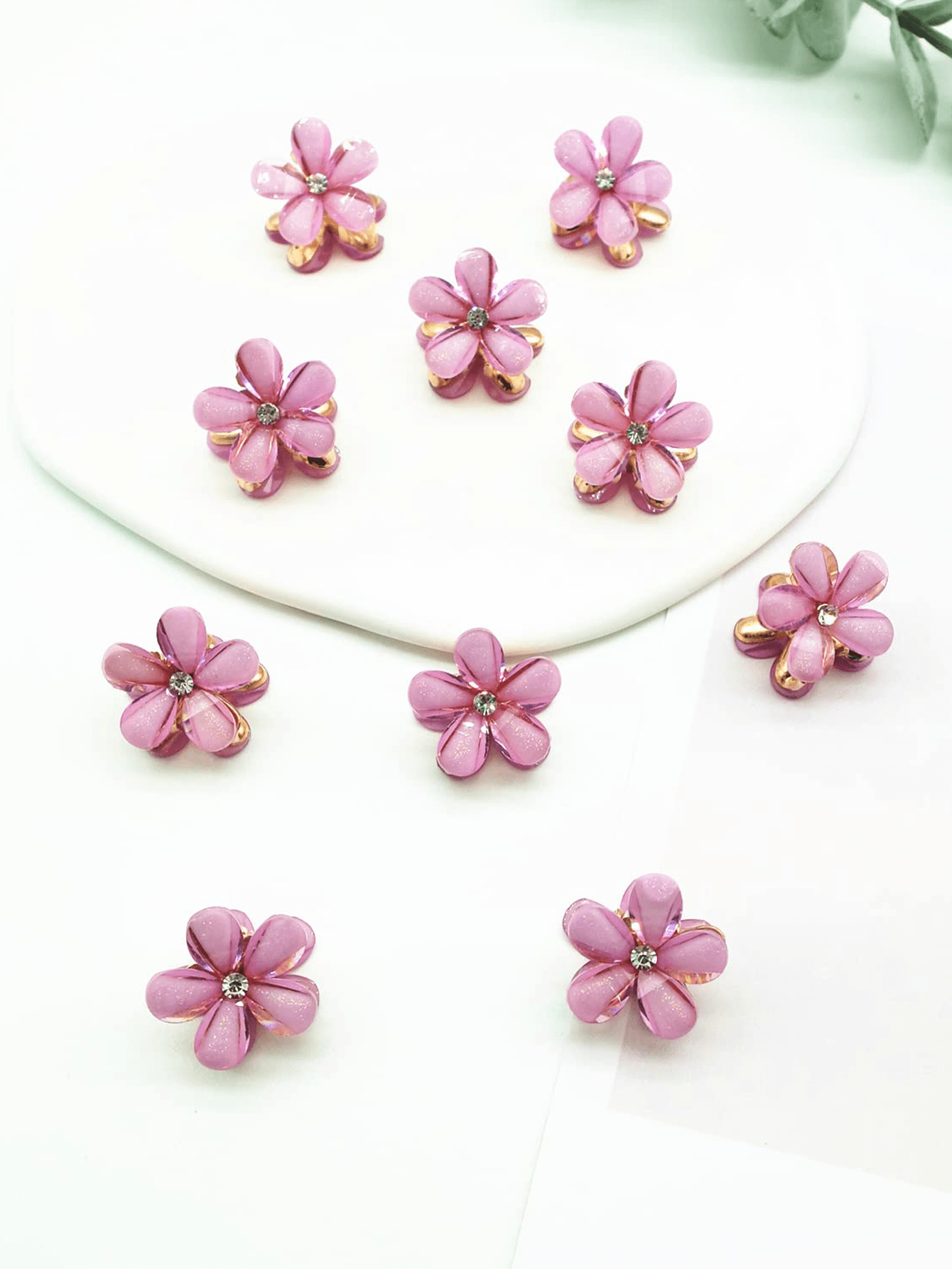 Mini Cute Flower-Shaped Hair Clips