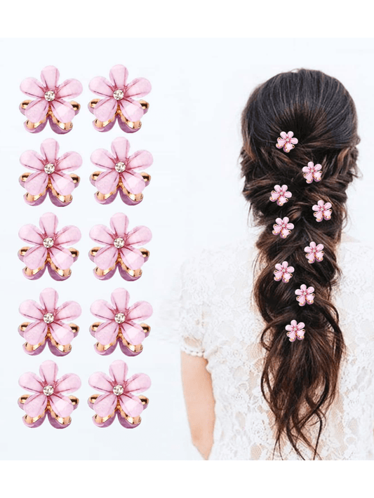 Mini Cute Flower-Shaped Hair Clips