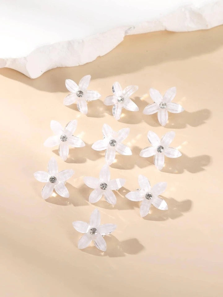 Mini Cute Flower-Shaped Hair Clips